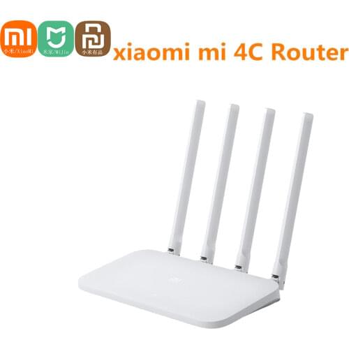 Xiaomi Mijia WIFI Router 4C 64 RAM 802.11 b/g/n 2.4G 300Mbps 4 Antennas Smart Mihome APP Control Band Wireless Routers Repeater
