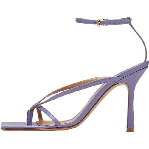 9CM High Heels Women Sandal Shoes Ankle Strap High Heel Shoe Woman Pump Shoe Summer Party Sandals Pumps Lady