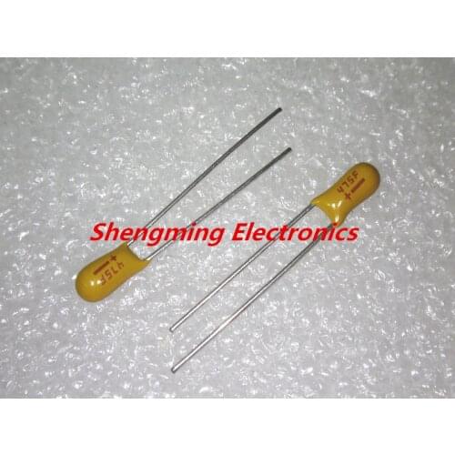10PCS 16V 4.7UF 475F Tantalum Capacitor