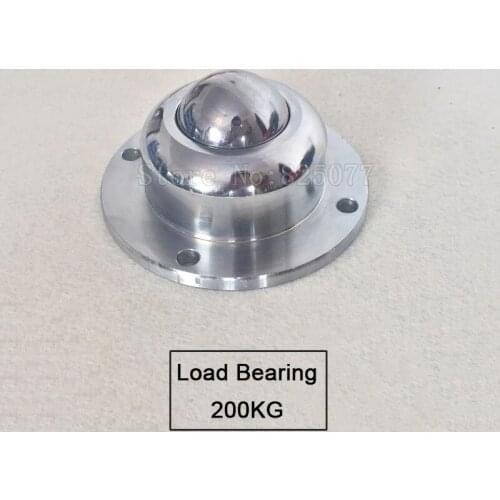2PCS Precision Base with Flange Universal Ball Cattle Eyes Ball Bearings Cattle Round Ball Wheel Load Bearing 200KG JF1494