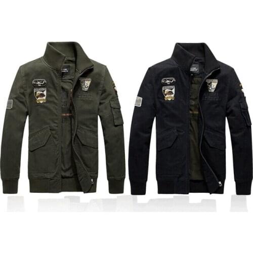 DUNKINBO Men's Jackets Pilots