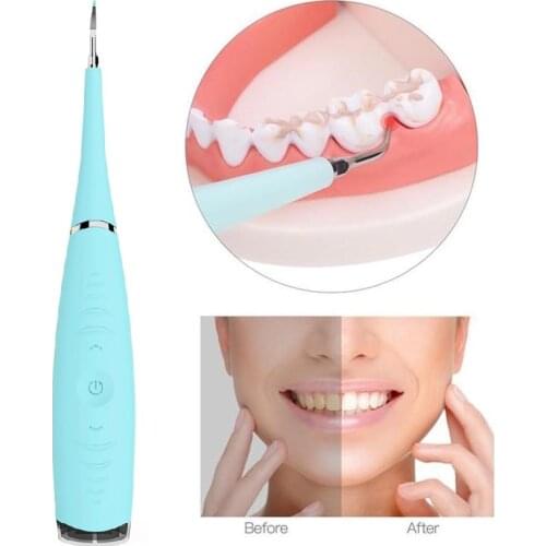 Electric Sonic Ultrasonic Dental Scaler USB Charge Teeth Scraper Tooth Calculus Stains Remover Whitening Instrument Oral Care