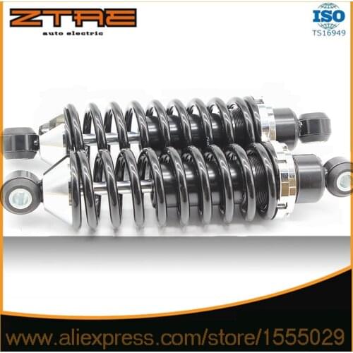 Quality Street Hot Rod Rear Coil Over Shock Set w 250 Pound Springs Black Shocks