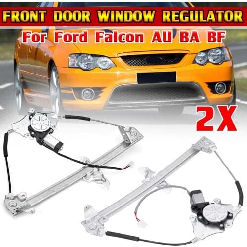 Left And Right Electric Car Front Door Window Regulator Bracket Motor Car Window Glass Elevator Lifter For Ford Falcon AU BA BF
