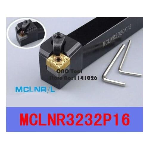MCLNR3232P16/ MCLNL3232P16 CNC Turning Lathe Tools Lathe Cutting Tools 95 degrees External Turning Tool Holder MCLNL3232P16