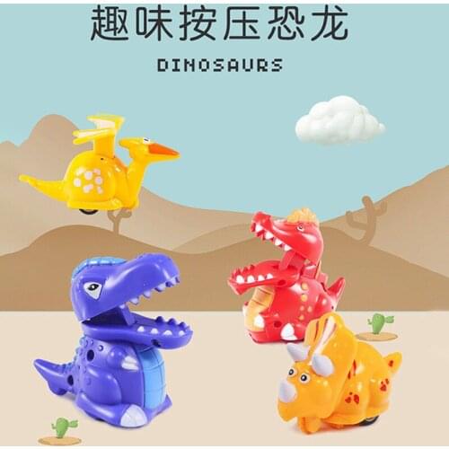 New childrens toy inertial press dinosaur Cartoon Shape Toys Kindergarten Gift Pull Back Inertial Car Childrens Toy Gift