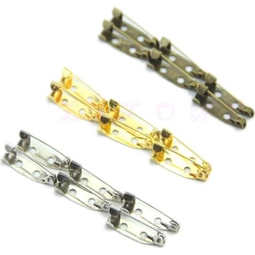 New Arrive 100pcs/lot 20mm DIY Safety Pins Brooch Jewelry Accessory 3Colors
