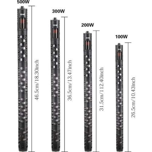 New Aquarium Fish Tank Anti-Explosion LED digital Temperature Controller heating rod 110-120V 100W / 200W / 300WChoose