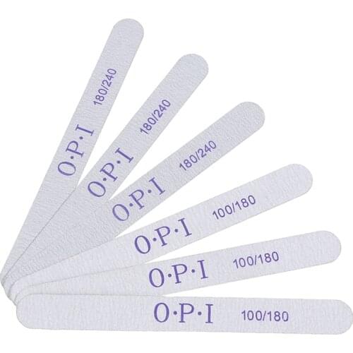 10Pc/lot Wood Nail File Professional Nail Art Sanding Buffer Files 180/240 Double Side Prof Grey Sanding Nail Files For Manicure