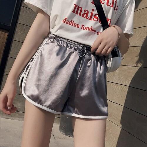 High Waist Shorts Womens Fitness Top Elastic Waist Sweatpants Training Running for Ladies Summer 2021 Womens Clothing