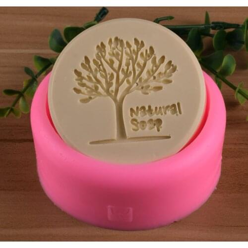 A big tree shape handmade soap silicone mold fondant cake decoration baking diy candle hot pot oil mold
