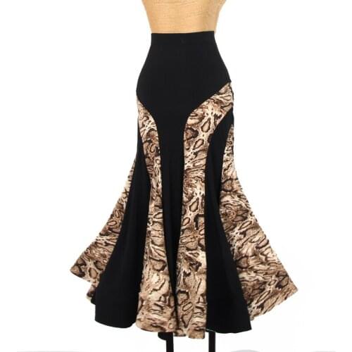 Modern Ballroom Dance Skirt For Women Adult Latin Dance Practice Clothes National Standard Dance Competition Dresses DQL5148