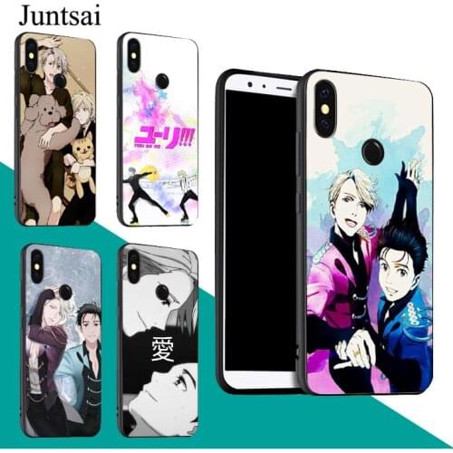 Yuri on ICE Katsuki Victor Nikiforov Case For Redmi Note 9 Pro 9S 8T 8 Pro 9A 9C For Mi 9 9T Note 10 Lite For POCO X3 Couqe
