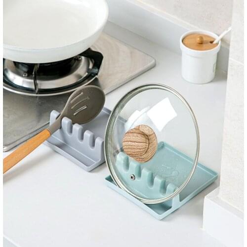 1PC Kitchen Storage Rack Household Plastic Pot Cutting Board Racks Multifunctional Spatula Holder