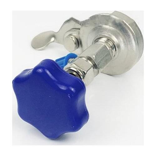 Auto R134a Air Refrigerant AC Can Tap Valve Bottle Opener Tool With Blue Cap AP