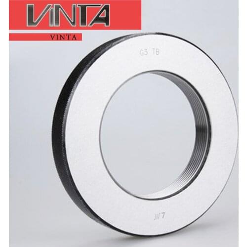 CNC 55 Degree Ring Gauge G1/2 G1/4 G1/8 TB Metric Thread Measuring Pass Stop End Stop