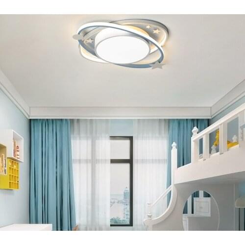 Petal LED Ceiling Lights Blue/Pink For Bedroom Kids Room Studyroom Auditorium Indoor Simplicity LED Lamps Fixtures AC90-260V