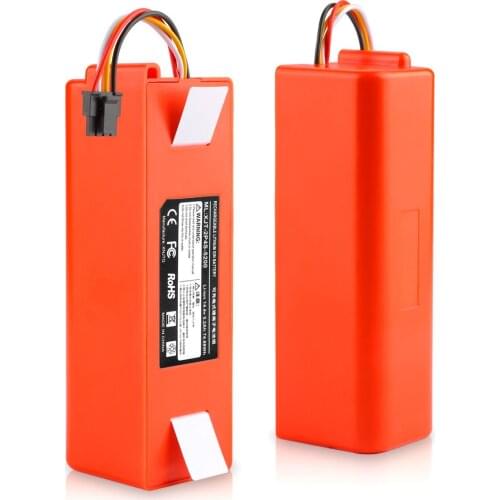 14.4v 5200mAh 6500mAh li-ion Battery for xiaomi mi robot roborock S50 S51 T4 T6 S55 Robotics Vacuum Cleaner accessories