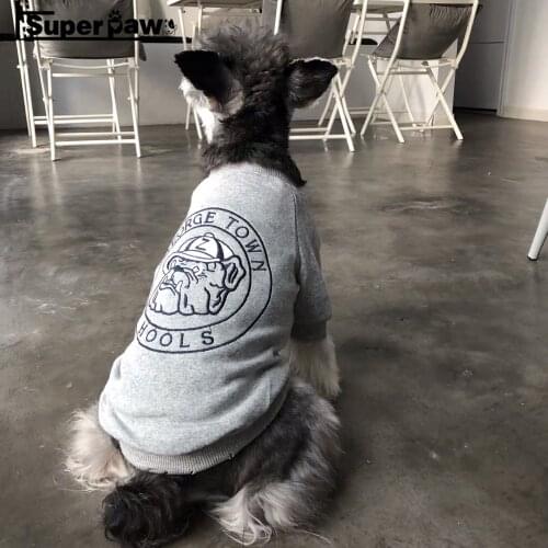 Fashion Dog Clothes Pet Puppy Hoodie Parent-Child Outfit French Bulldog Pug Teddy Jacket Coat for Dogs cat Keeping Warm XQC21