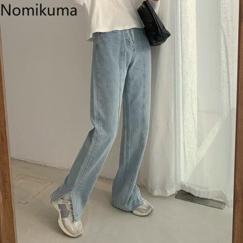 Женские джинсы клеш Nomikuma China At AliExpress