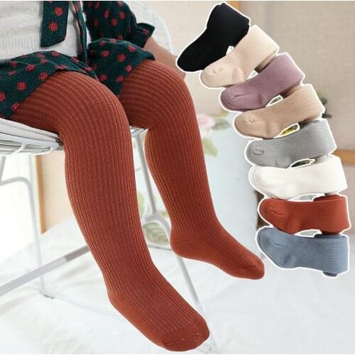 New Thicken Girls Tights for Winter Autumn 1 Pcs Warm Baby Girls Clothing Children Stockings 0-6 Years Old Solid Kids Pantyhose