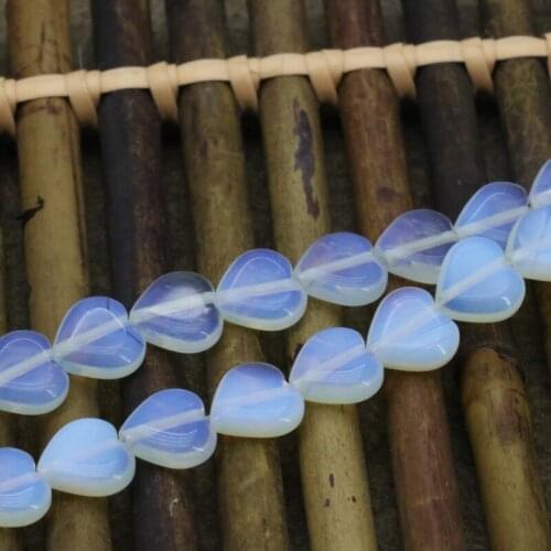 Heart shape opal loose beads 10x10mm 15 inches DIY stone Best selling!women jewelry making design bracelet&necklace