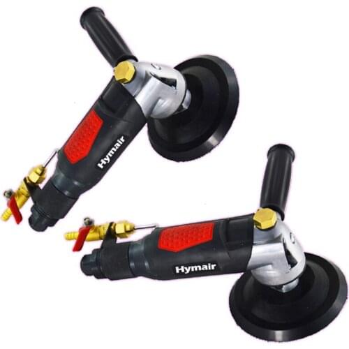Water-injection pneumatic water mill machine 5" professional air wet sander/polisher stone polishing machine