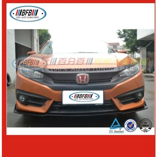 Suitable for 10 / 10 Generation Honda Civic Refit Small Surround Rear Carbon Fiber Front Lip Type r