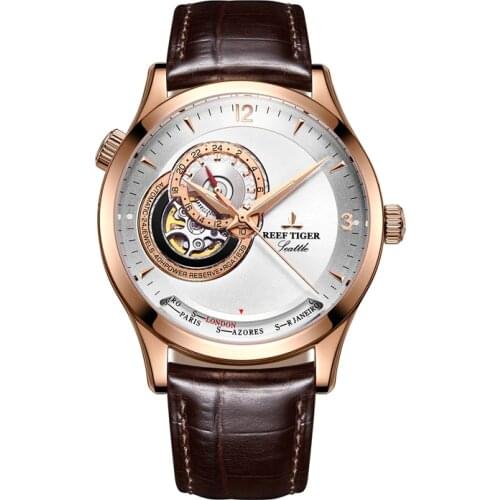 Reef Tiger Men's Watch With Double Dial