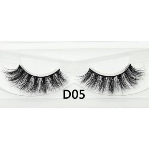 Visofree natural handmade eye lashes Luxury Hand Made Mink Eyelashes High Volume Cruelty Free False Eyelashes Upper Lashes D05