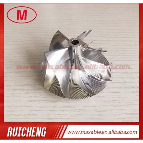 RHF55 5+5 blades 52.00/68.00mm high performance turbo milling/aluminum 2618/billet compressor wheel