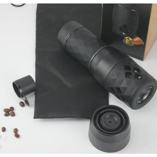Manual Coffee Maker Adjustable Stainless Steel Mini Size for Outdoor Sportsv