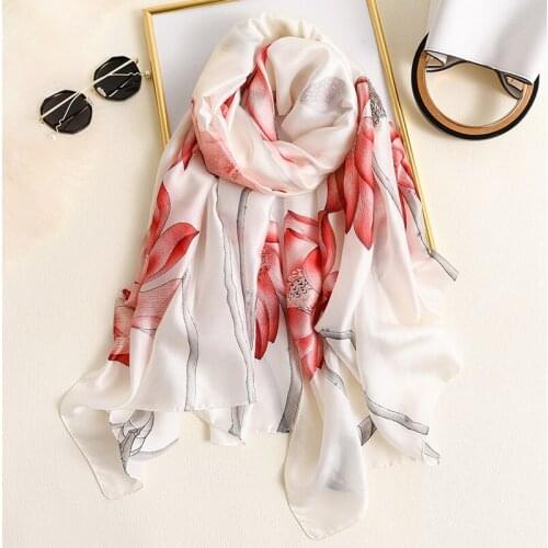 KOI LEAPING new summer woman fashion flower printing long scarf scarves headscarf hot popular air conditioning shawl girl gift