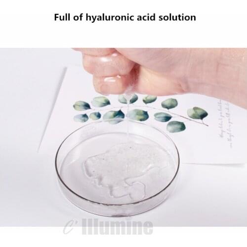 Hyaluronic Acid Replenishment Silk Mask Moisturizing Brightening Skin Color Shrink Pores OEM Semi finished Mask wholesale