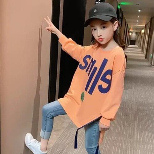 Girls' Sweatshirts Babys Kids Coat 2021 Slim Spring Autumn Top Toddler Pullover Beach Overcoat Outdoor Cotton Childrens Clothi