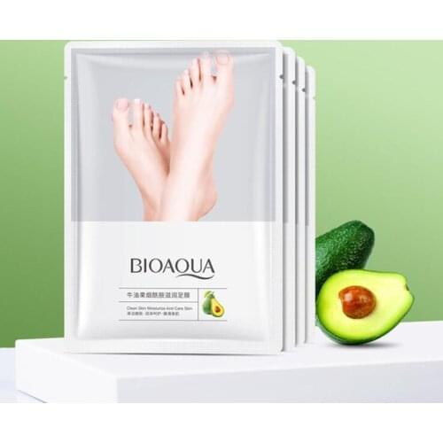 Avocado Niacinamide Moisturizing Foot Mask Sheet Pack Mildly Nourish Soothes Exfoliating Repairing Foot Mask Foot Care 35g/Pair