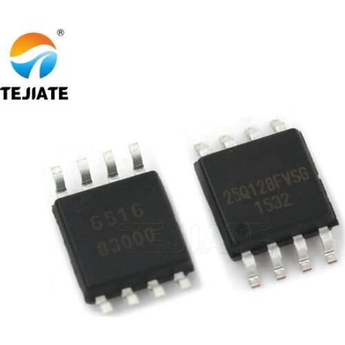 2PCS W25Q128FVSG SOP8 25Q128FVSG SOP 25Q128 W25Q128FVSSIG W25Q128 SMD128-Mbit(16M x 8bit)