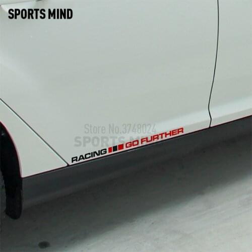 2 x Go Further Car Styling Automobiles Car Sticker Decal For Ford ranger focus mustang mondeo fiesta fusion kuga accessories