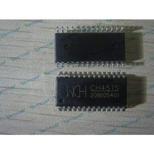 5PCS/lot Original CH451S CH451 SOP28 IC NIXIE tube driver