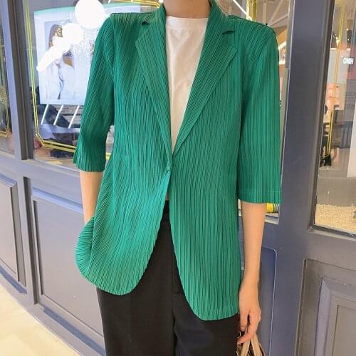 Changpleat Women's Blazers Blazers