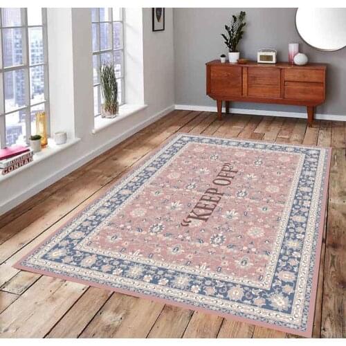 KEEP OFF 93 Classic Patterned Carpet , Fan Carpet Non Slip Floor Carpet,Teens Carpet,Area Rug