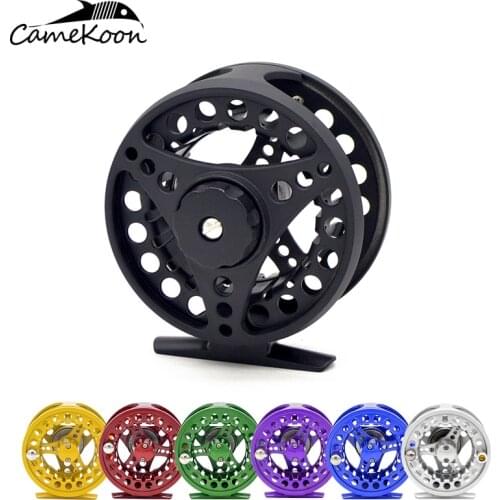 CAMEKOON Fly Fishing Reel 3/4wt 5/6wt Large Arbor Aluminum Light Weight Fly Reel Hand-Changed Fishing Reel