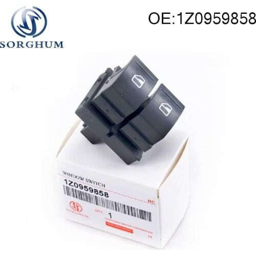 Power Window Switch Button 1Z0959858 For Skoda Octavia Fabia 2 Roomster