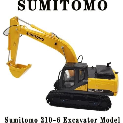 Sumitomo Excavator Model 210-6 Simulation All-alloy Engineering Vehicle Excavator Original Model Decoration Specification 1:50