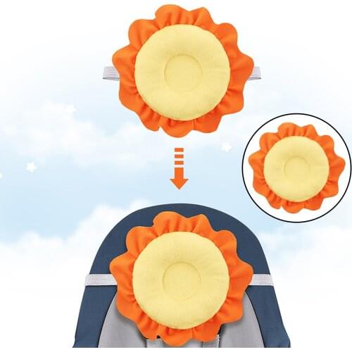 Cartoon Baby Pillow Neck Support Universal for 0-12 Months Head Shaping Pillow Cushion Multifuntional Soft Plush