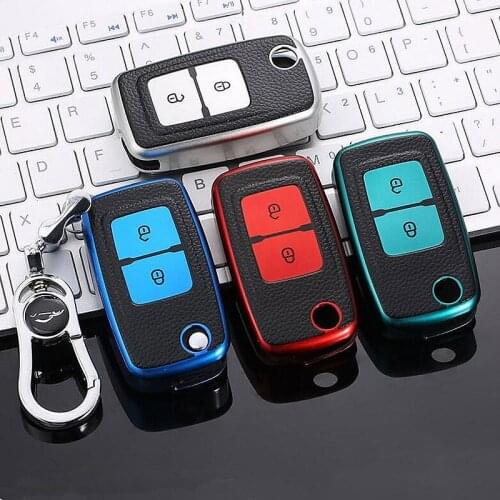 Soft TPU Car Remote Key Case Cover For Chery A3 A5 A13 M11 E5 Tiggo Fulwin2 Cowin 3 5 Chery Eastar 2 Buttons Protect Shell
