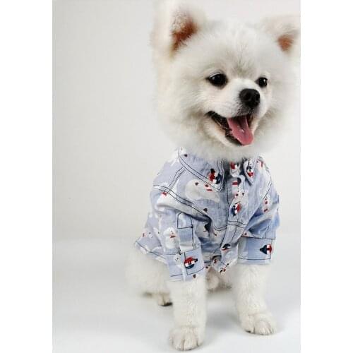 Dog Clothes for Small Dogs Shirt for Chihuahua Yorkies Outfit Cartoon Shirt for French Bulldog Puppy Costume Pet Coat Clothing