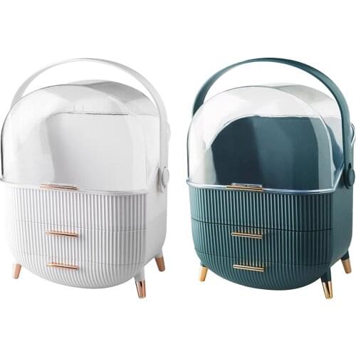 Makeup Organizer Dust Proof Cosmetic Organizer Box Cosmetics Storage Display