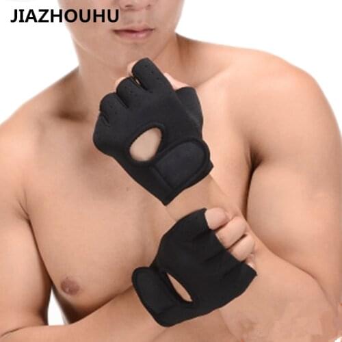 Anti-slip Weight Gym Gloves Men Women Exercise Workout Training Bicycle Bodybuilding Weightlifting Fingerless Fintness Gloves