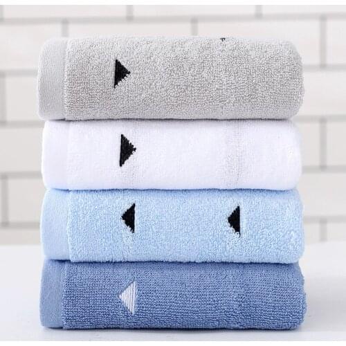 2pcs 34*75cm Face Towel Super Soft Cotton Face Towel Excellent Water-absorbing Quality Bathroom Towel Gift For Home